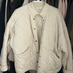 Z supply maya quilted jacket
